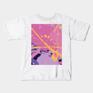 Colorize Me Abstract Painting Kids T-Shirt